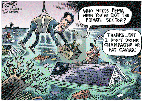 Rob Rogers on Thursday November 1, 2012 Comic Strip