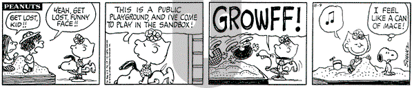 Peanuts on Friday August 9, 1974 Comic Strip