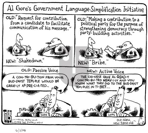 Tom Toles on Sunday June 7, 1998 Comic Strip