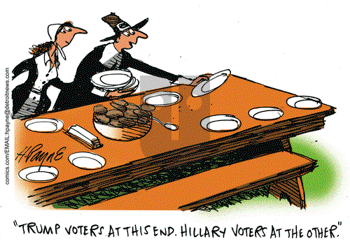 Henry Payne on Thursday November 24, 2016 Comic Strip