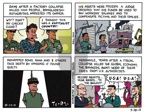Ted Rall on Tuesday May 28, 2013 Comic Strip