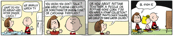Peanuts on Thursday October 4, 2001 Comic Strip