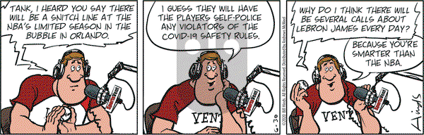 Tank McNamara - Tuesday June 30, 2020 Comic Strip