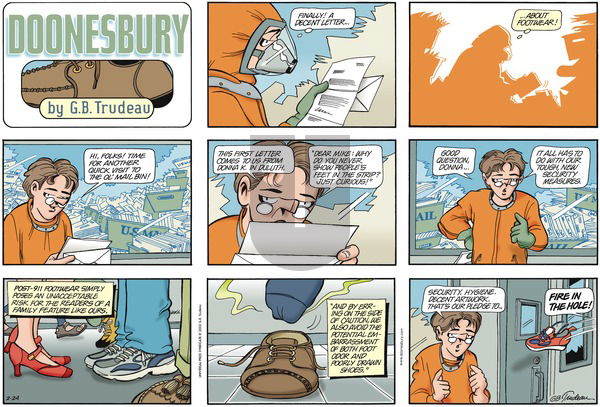 Doonesbury on Sunday February 24, 2002 Comic Strip