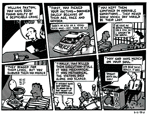 Ted Rall on Thursday June 11, 1998 Comic Strip