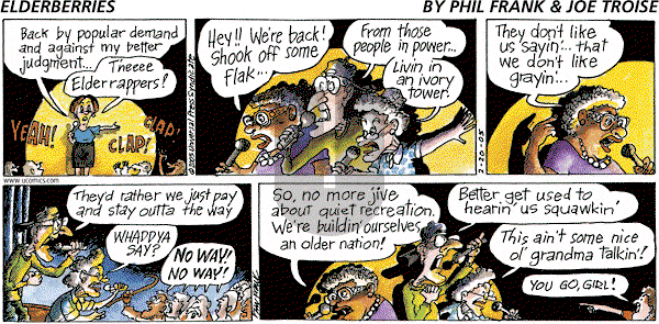 The Elderberries on Sunday February 20, 2005 Comic Strip