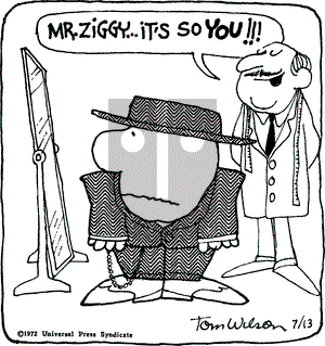 Ziggy on Thursday July 13, 1972 Comic Strip