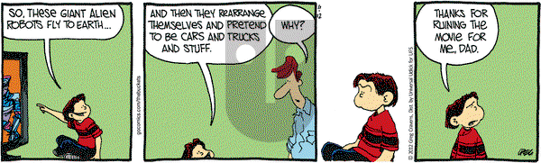 The Buckets on Monday November 12, 2012 Comic Strip
