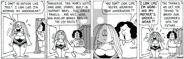 Cathy Classics on Thursday June 1, 1995 Comic Strip
