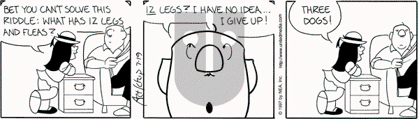 The Born Loser on Saturday July 19, 1997 Comic Strip