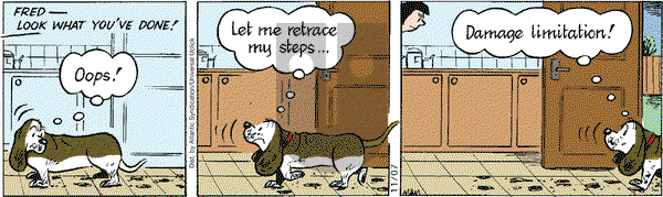 Fred Basset on Saturday November 7, 2009 Comic Strip