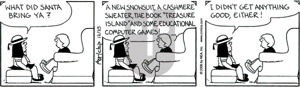 The Born Loser on Monday December 25, 2006 Comic Strip