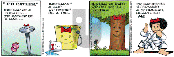 Nancy - Wednesday October 8, 2008 Comic Strip