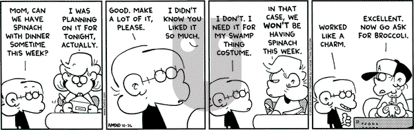 FoxTrot on Tuesday October 26, 2004 Comic Strip