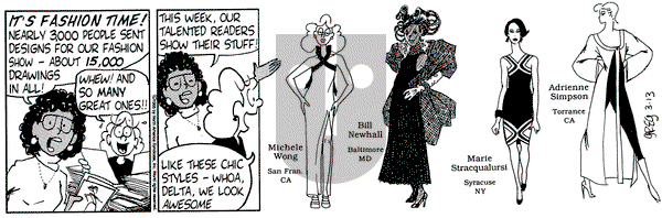 Luann on Monday March 13, 1995 Comic Strip