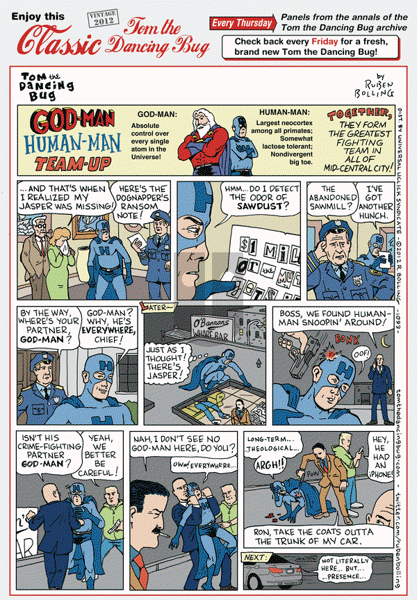 Tom the Dancing Bug on Thursday December 6, 2018 Comic Strip