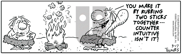 Frank and Ernest on Friday March 17, 2000 Comic Strip