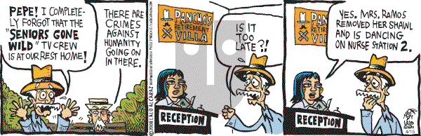 La Cucaracha on Wednesday April 16, 2008 Comic Strip