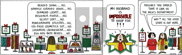 Cathy Classics on Saturday December 15, 2007 Comic Strip