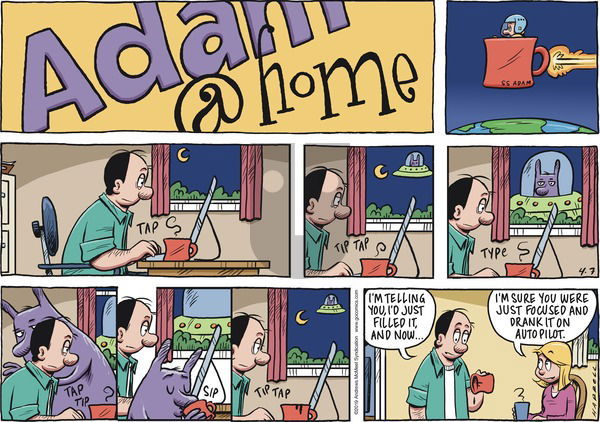 Adam@Home on Sunday April 7, 2019 Comic Strip