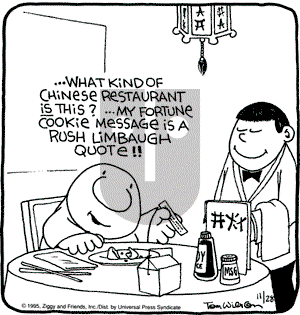 Ziggy on Tuesday November 28, 1995 Comic Strip