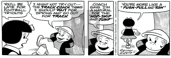 Nancy on Thursday October 21, 2004 Comic Strip