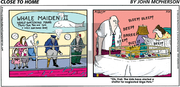 Close to Home - Sunday March 29, 1998 Comic Strip