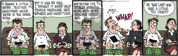 Monty on Thursday April 9, 2015 Comic Strip