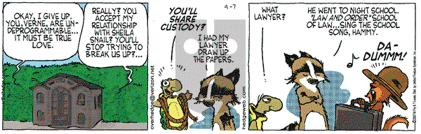 Over the Hedge on Friday September 7, 2007 Comic Strip