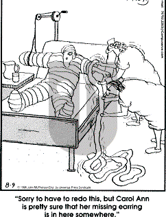 Close to Home - Friday August 9, 1996 Comic Strip