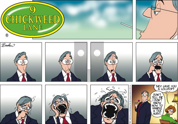 9 Chickweed Lane on Sunday April 7, 2013 Comic Strip