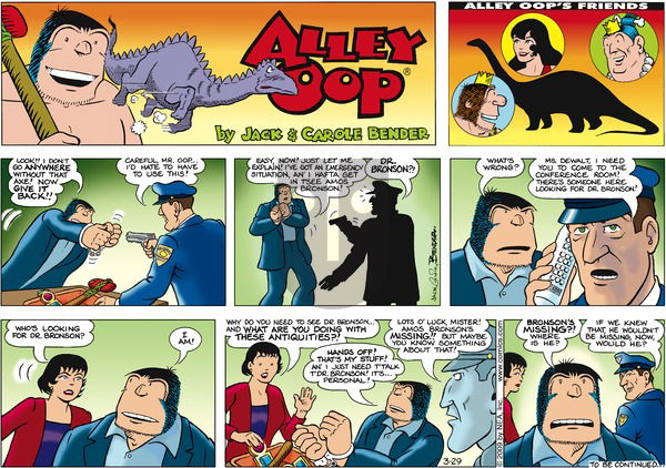Alley Oop on Sunday March 29, 2009 Comic Strip