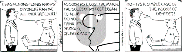 The Born Loser on Thursday April 8, 2004 Comic Strip