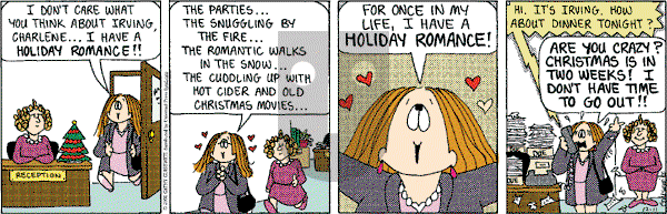 Cathy Classics - Monday December 11, 2000 Comic Strip