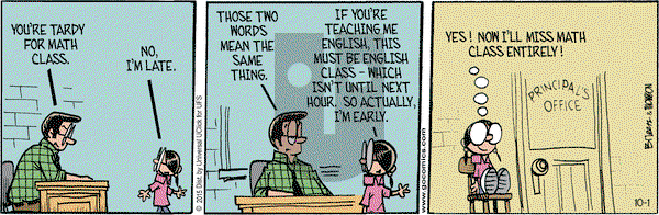 Grand Avenue on Thursday October 1, 2015 Comic Strip