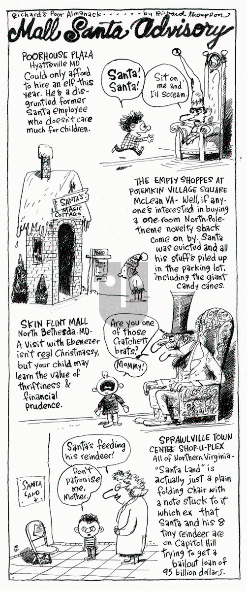 Richard's Poor Almanac on Saturday November 28, 2015 Comic Strip