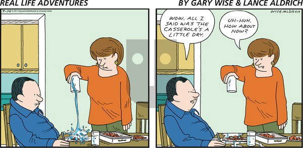 Real Life Adventures on Sunday July 14, 2013 Comic Strip