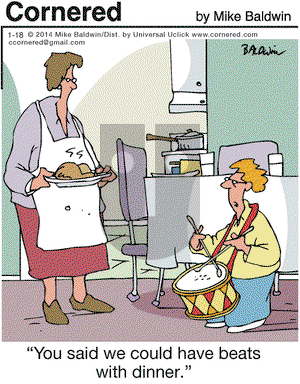Cornered on Saturday January 18, 2014 Comic Strip