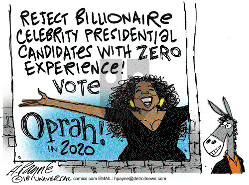 Henry Payne on Wednesday January 10, 2018 Comic Strip