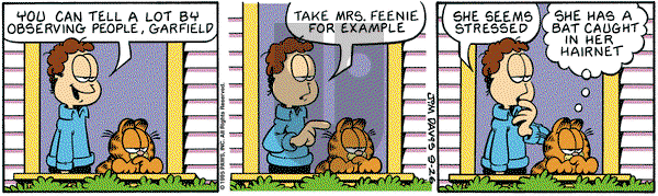 Garfield on Tuesday September 26, 1995 Comic Strip