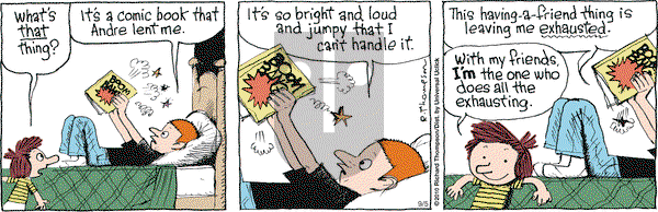 Cul de Sac on Saturday September 5, 2015 Comic Strip