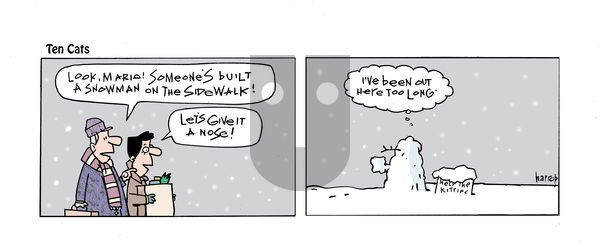 Ten Cats - Monday November 27, 2023 Comic Strip