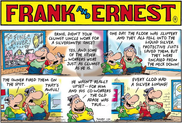 Frank and Ernest on Sunday September 3, 2017 Comic Strip