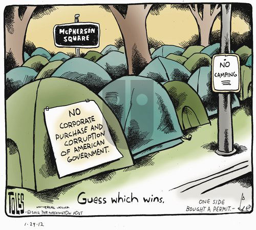 Tom Toles - Sunday January 29, 2012 Comic Strip