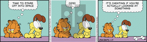 Garfield on Wednesday January 17, 2018 Comic Strip