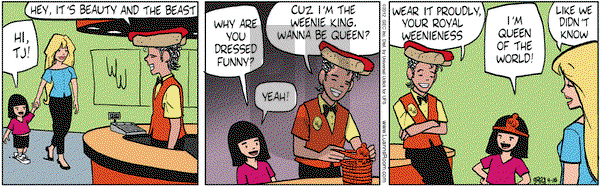 Luann on Monday April 16, 2012 Comic Strip