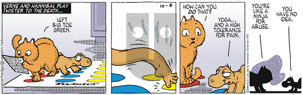 Over the Hedge on Thursday October 8, 2015 Comic Strip