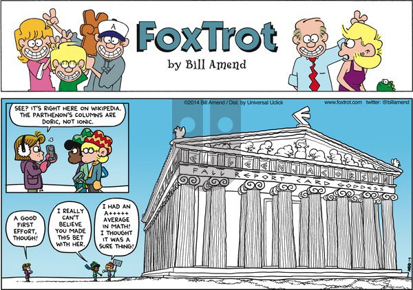 FoxTrot - Sunday January 5, 2014 Comic Strip