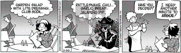 Rose is Rose on Tuesday March 30, 2004 Comic Strip