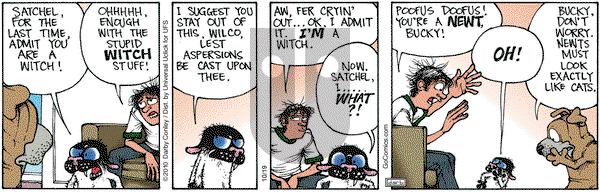 Get Fuzzy on Friday October 19, 2012 Comic Strip